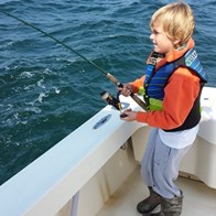 Kids love fishing charter trips